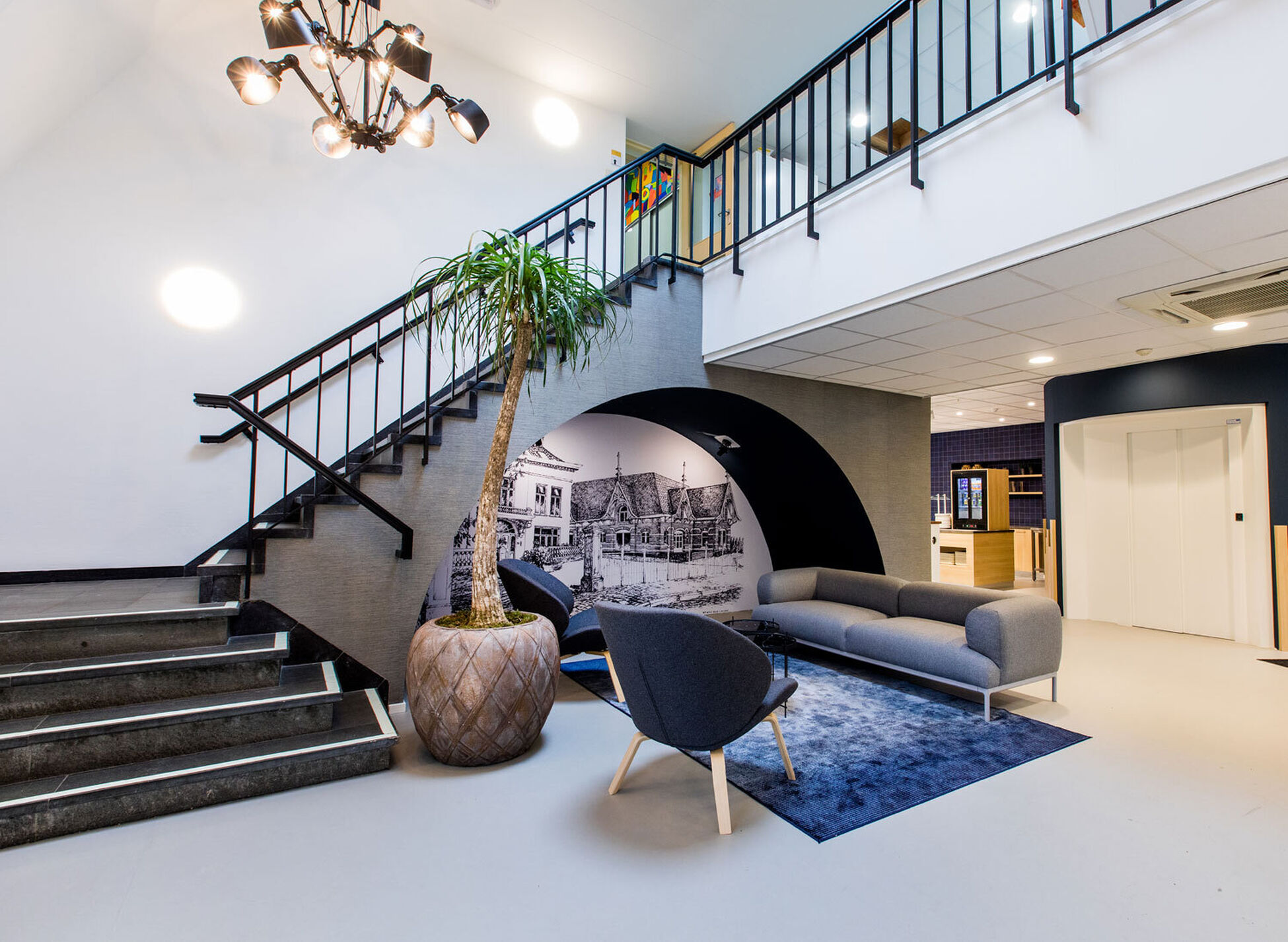 Zakelijk interieurontwerp restaurant aveleijn in Borne - Foto 1