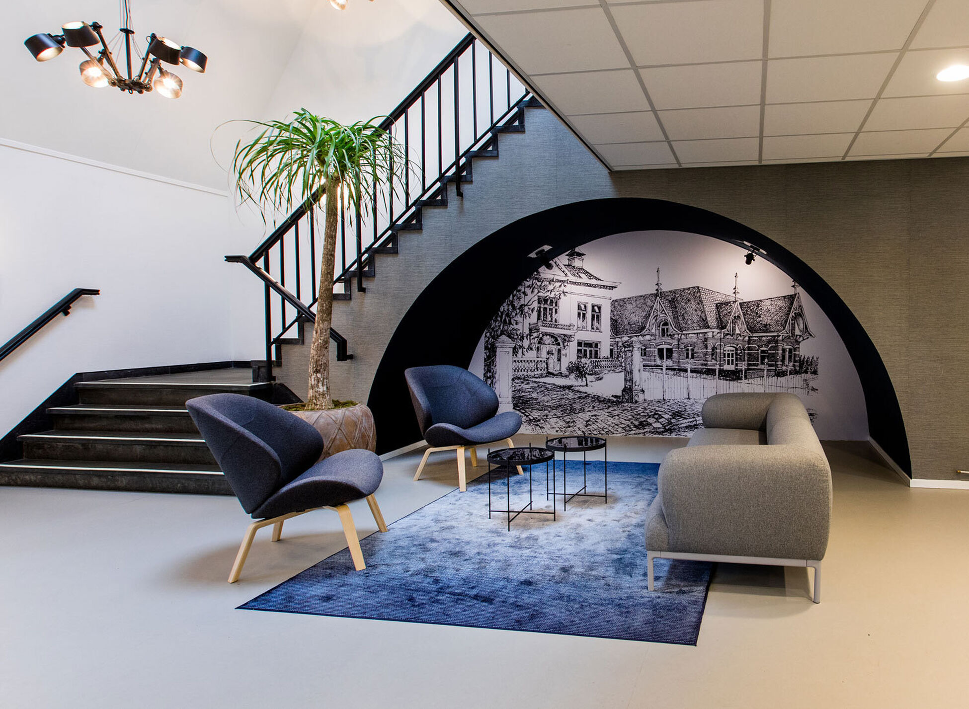 Zakelijk interieurontwerp restaurant aveleijn in Borne - Foto 2