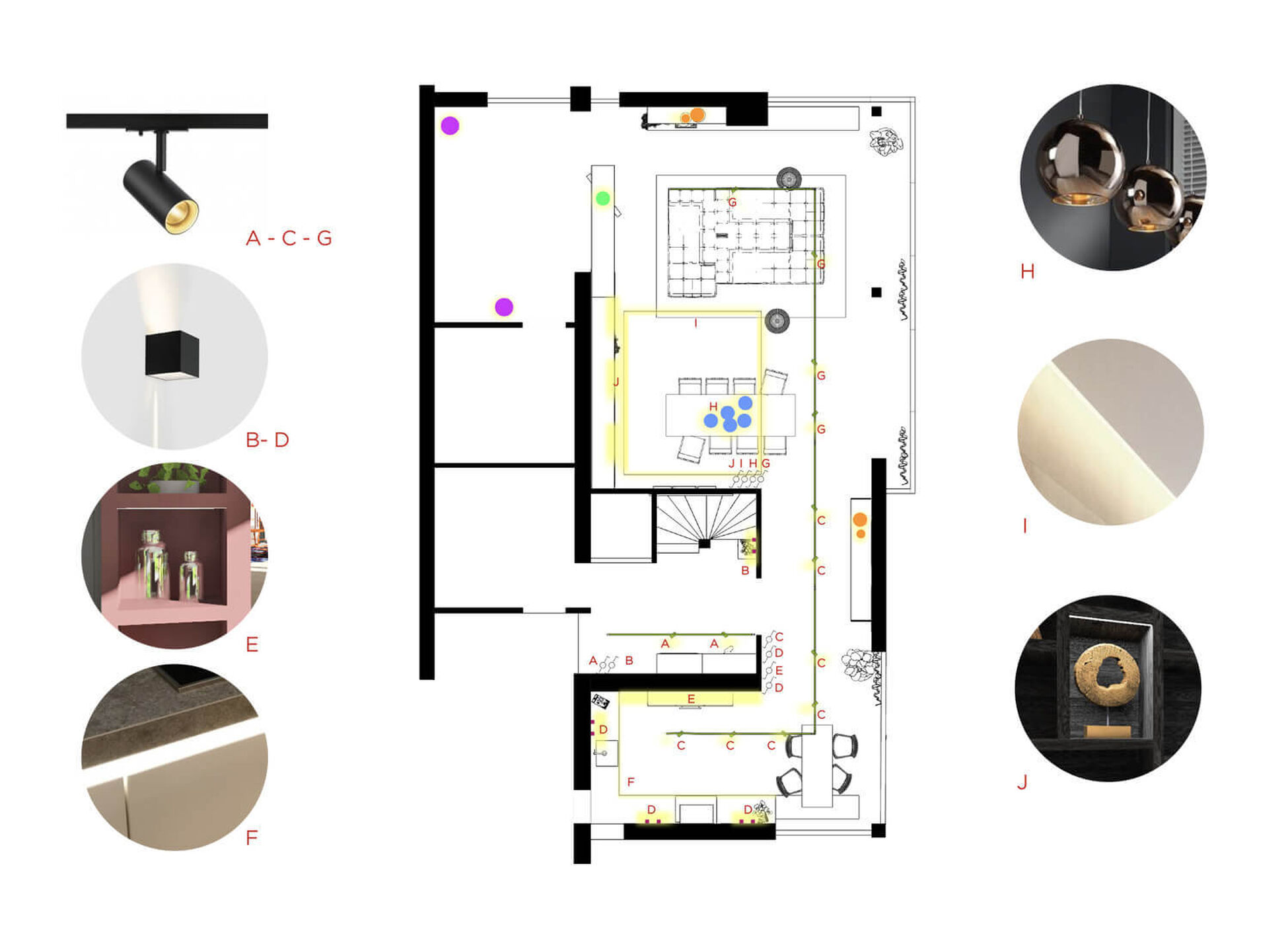 Particulier interieurontwerp maatwerk en lichtplan in Huizen - Foto 8
