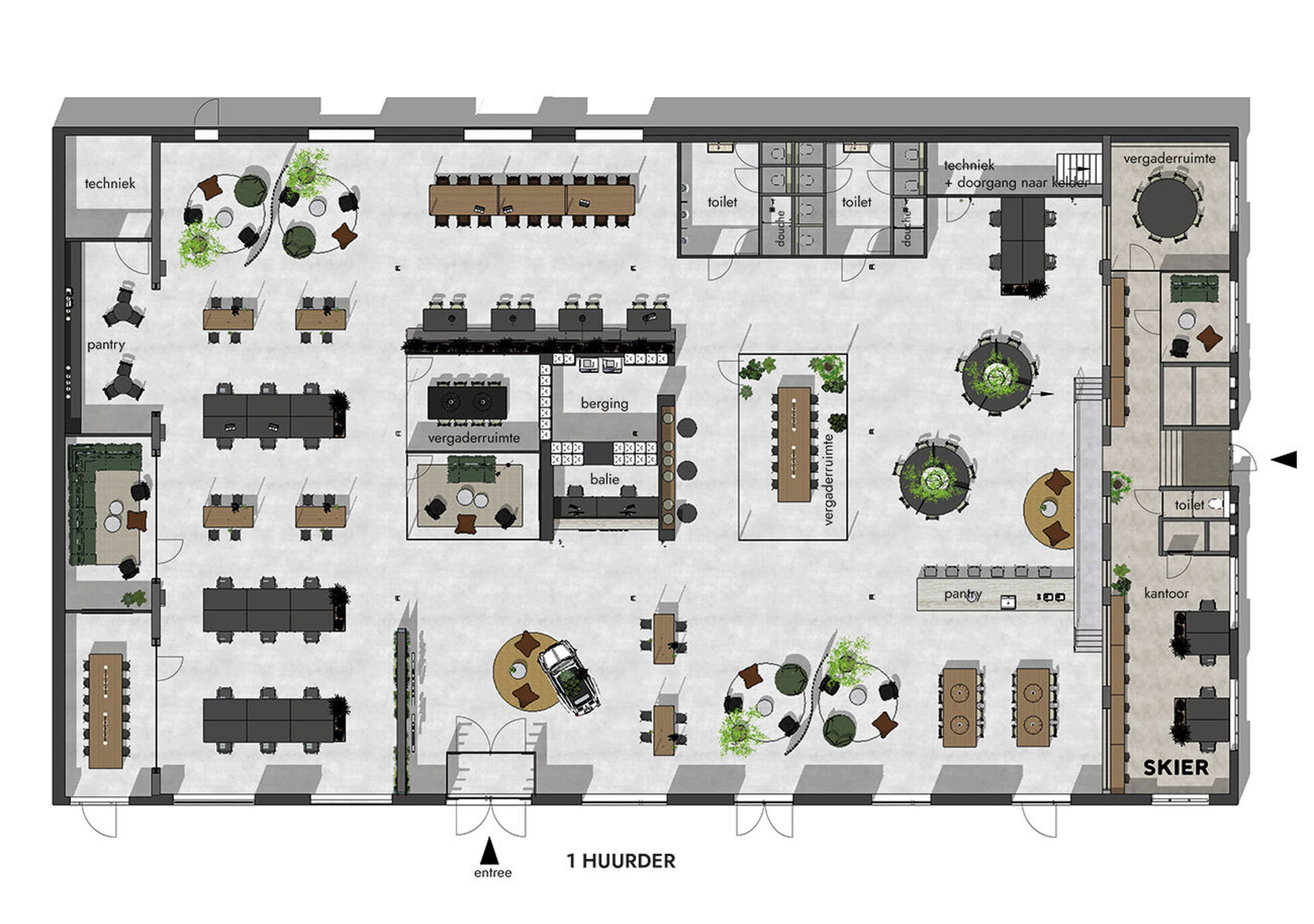 Zakelijk interieurontwerp herbestemming fabriek tot kantoor in Enschede - Foto 5