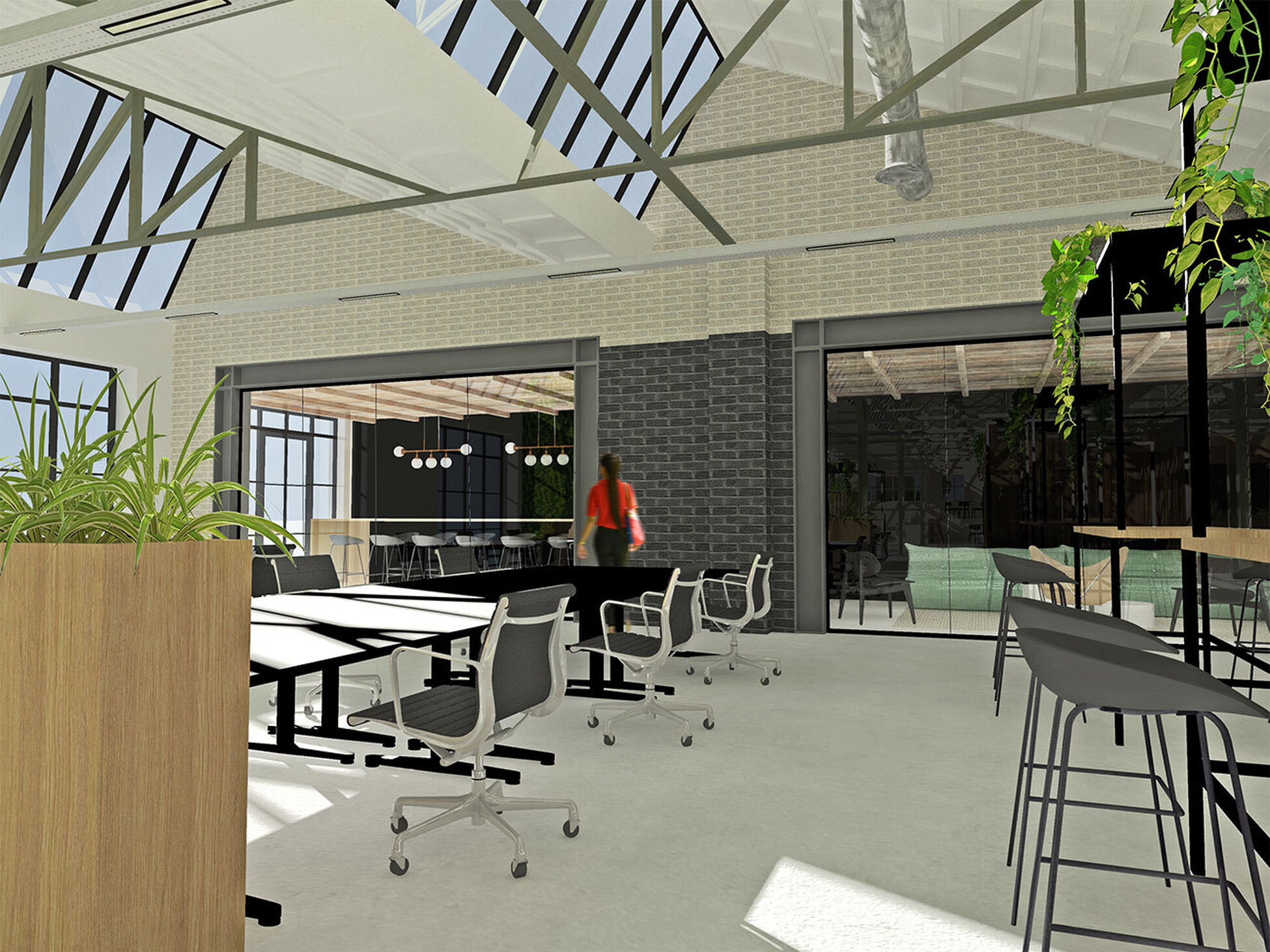 Zakelijk interieurontwerp herbestemming fabriek tot kantoor in Enschede - Foto 4