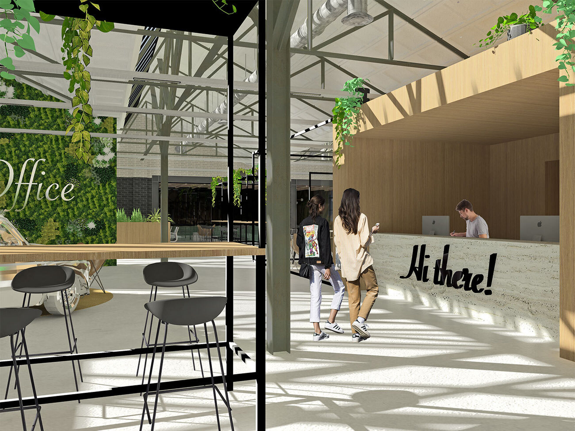 Zakelijk interieurontwerp herbestemming fabriek tot kantoor in Enschede - Foto 2