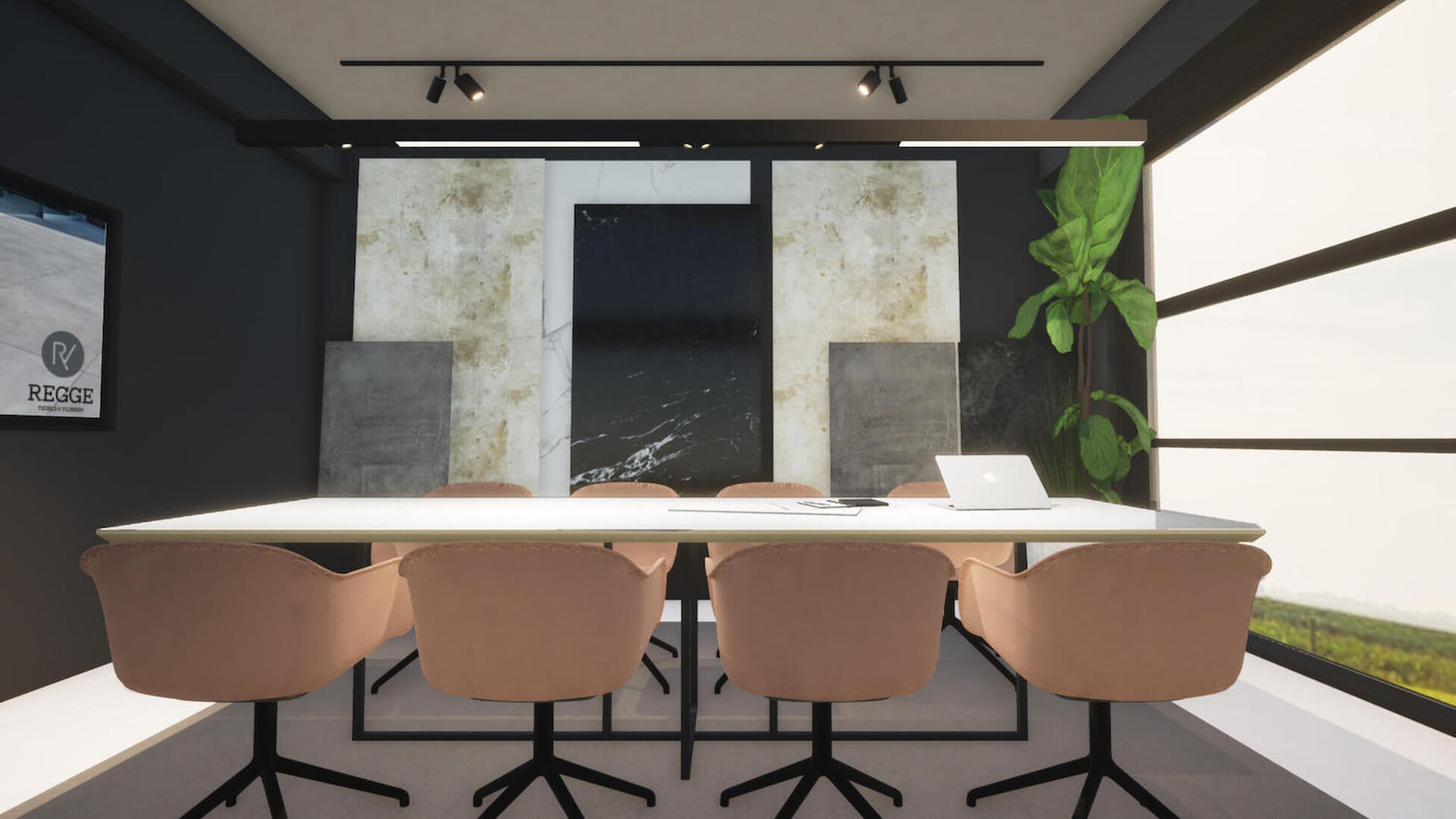 Zakelijk interieurontwerp showroom regge tegels & vloeren in Enter - Foto 6