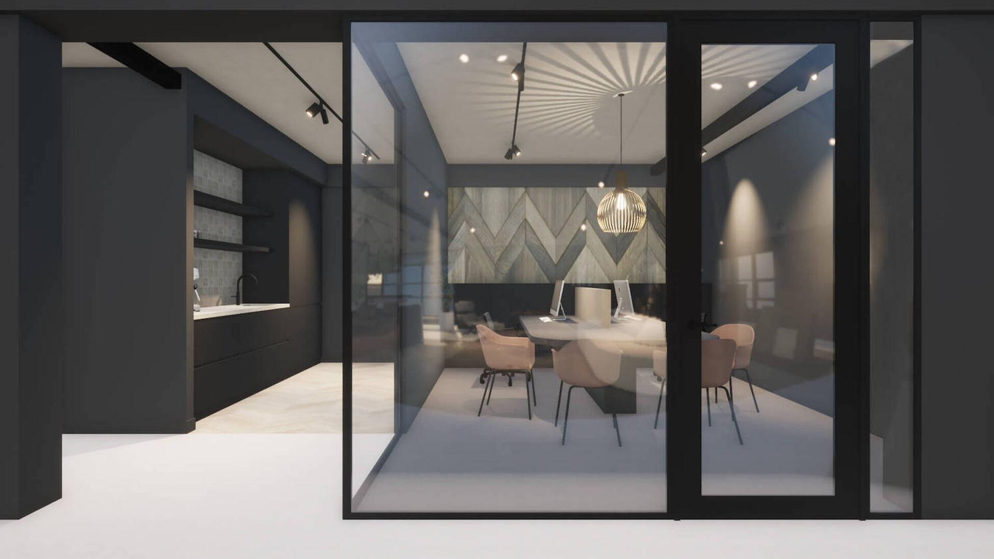 Zakelijk interieurontwerp showroom regge tegels & vloeren in Enter - Foto 9