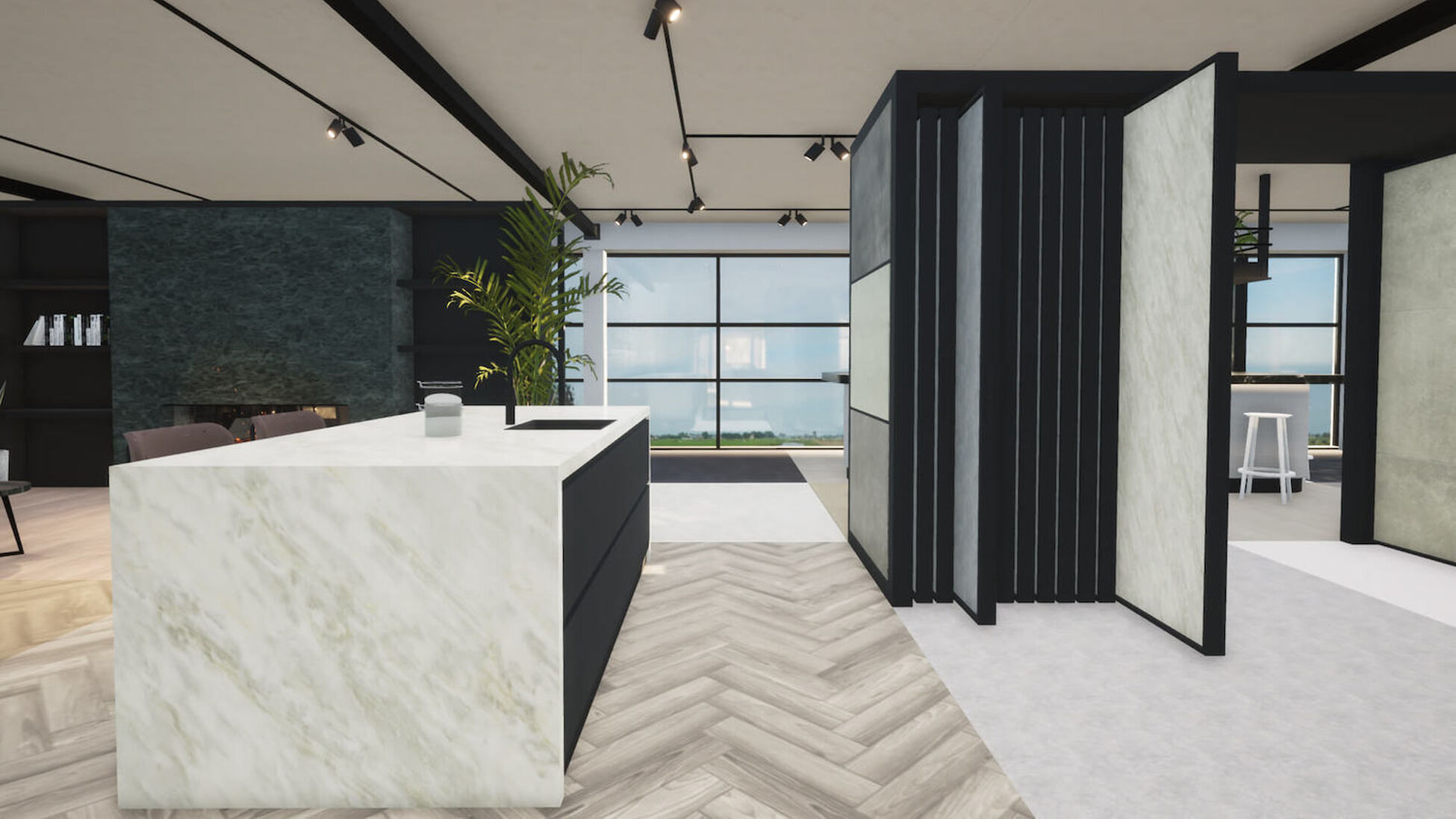 Zakelijk interieurontwerp showroom regge tegels & vloeren in Enter - Foto 10