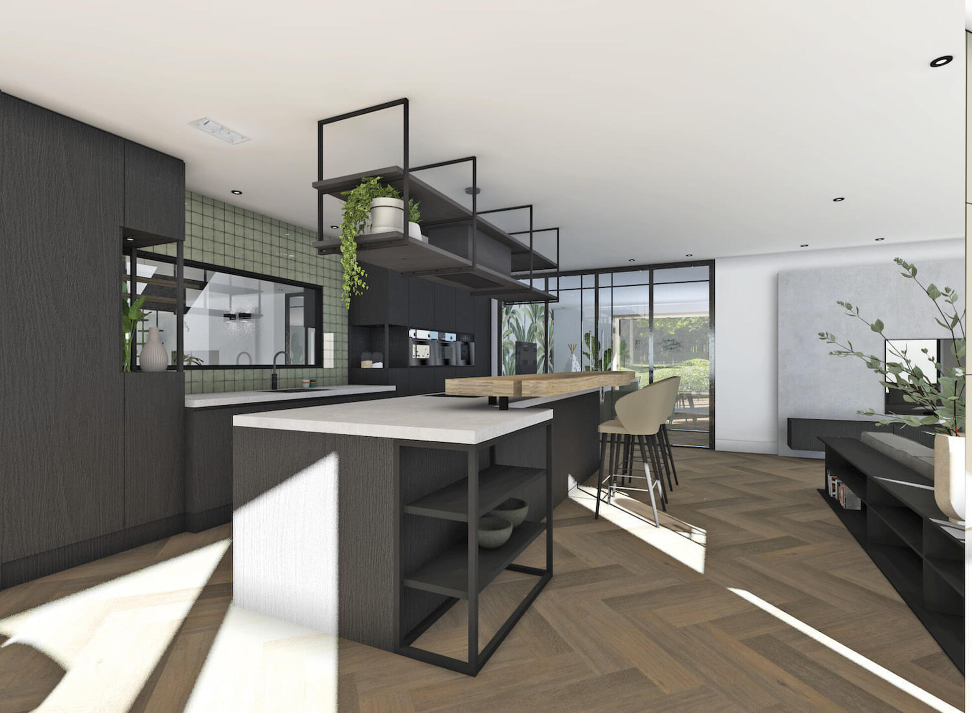 Particulier interieurontwerp nieuwbouw villa in Twente - Foto 4