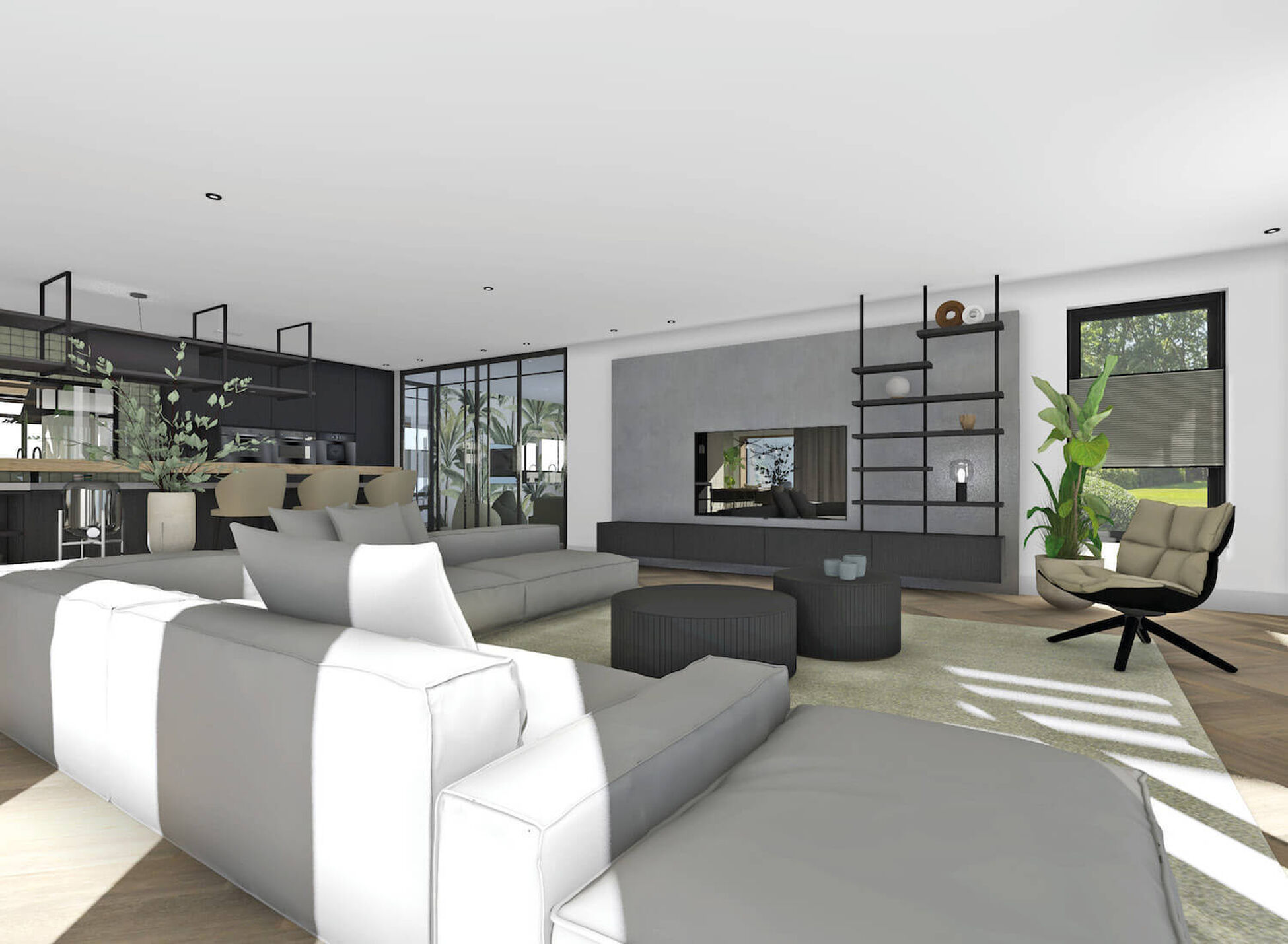 Particulier interieurontwerp nieuwbouw villa in Twente - Foto 9