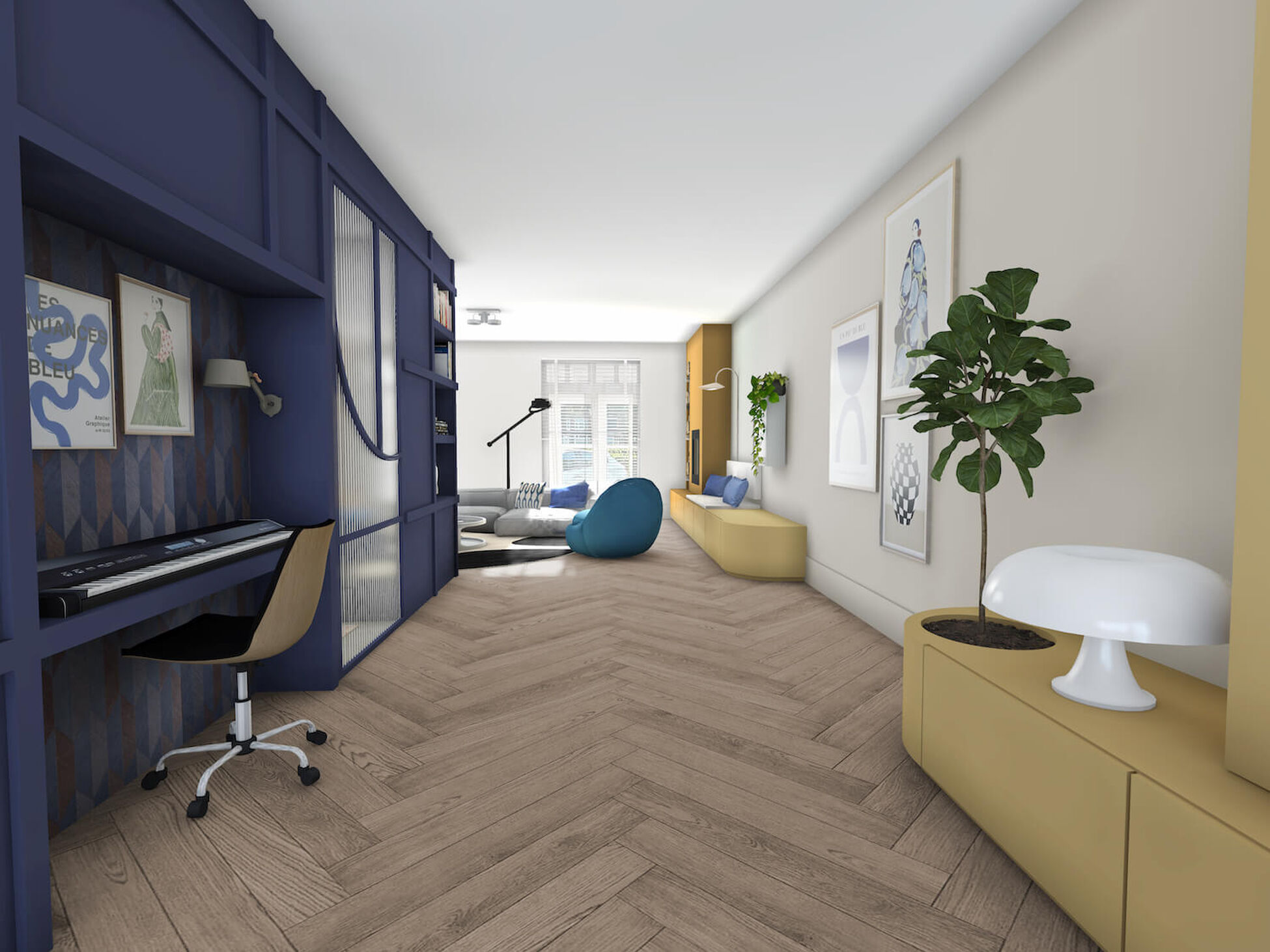 Particulier interieurontwerp metamorfose begane grond in Enschede - Foto 2