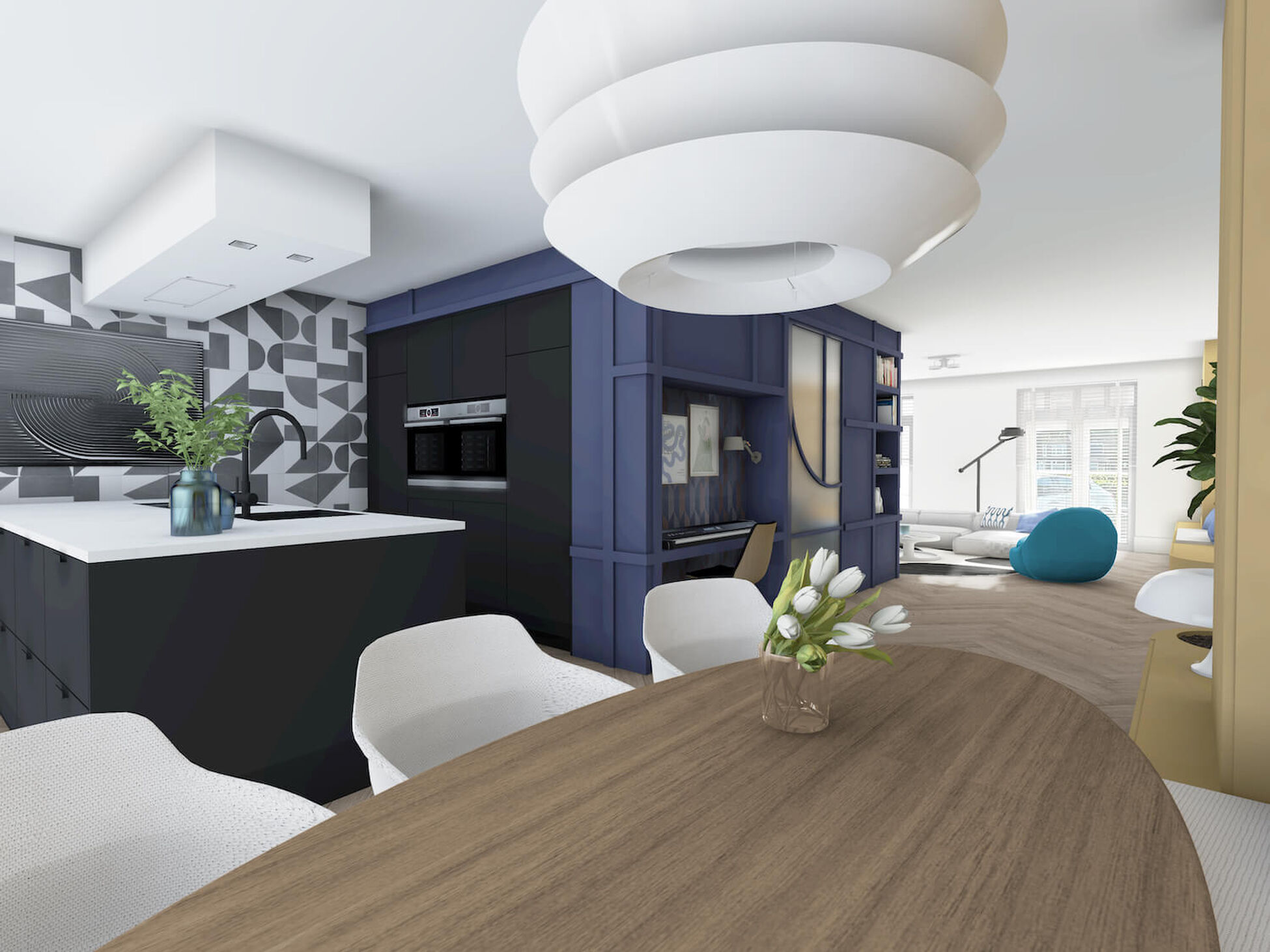 Particulier interieurontwerp metamorfose begane grond in Enschede - Foto 4