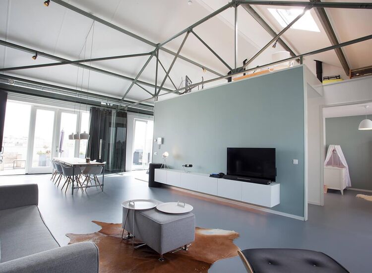 Particulier interieurontwerp loft hart van zuid in Hengelo