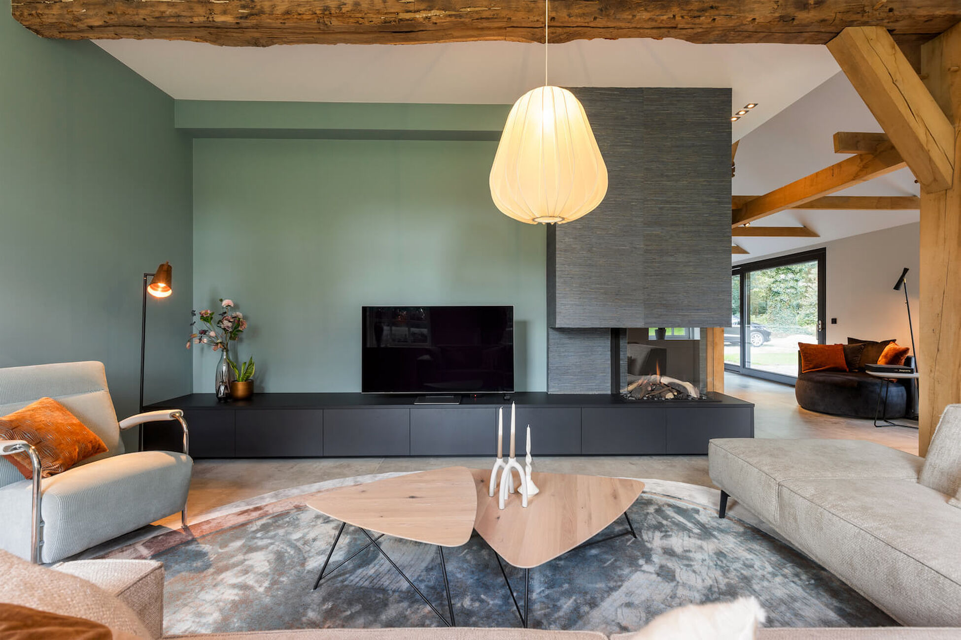 Particulier interieurontwerp renovatie twickelboerderij in Oele - Foto 1