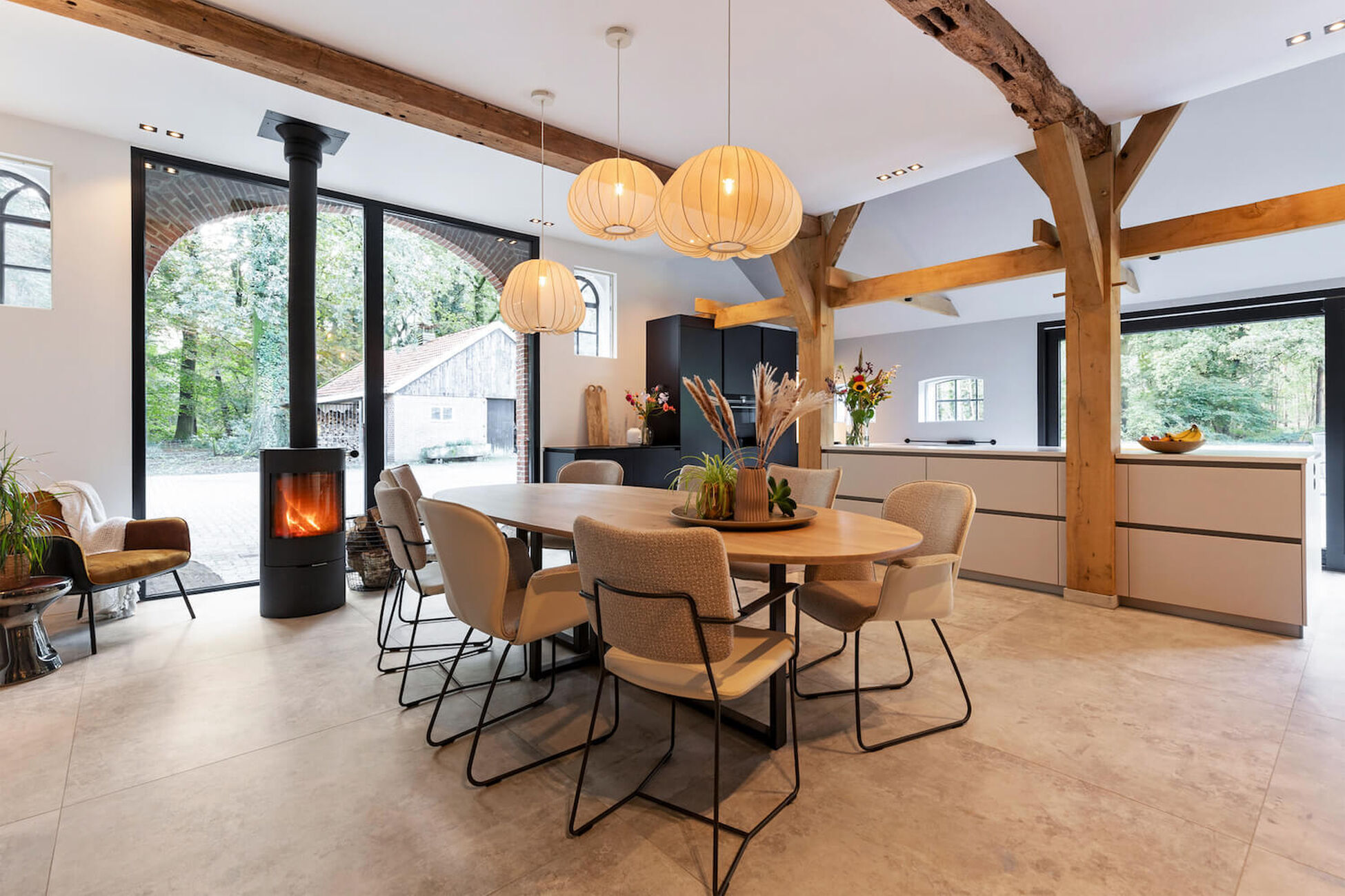 Particulier interieurontwerp renovatie twickelboerderij in Oele - Foto 4