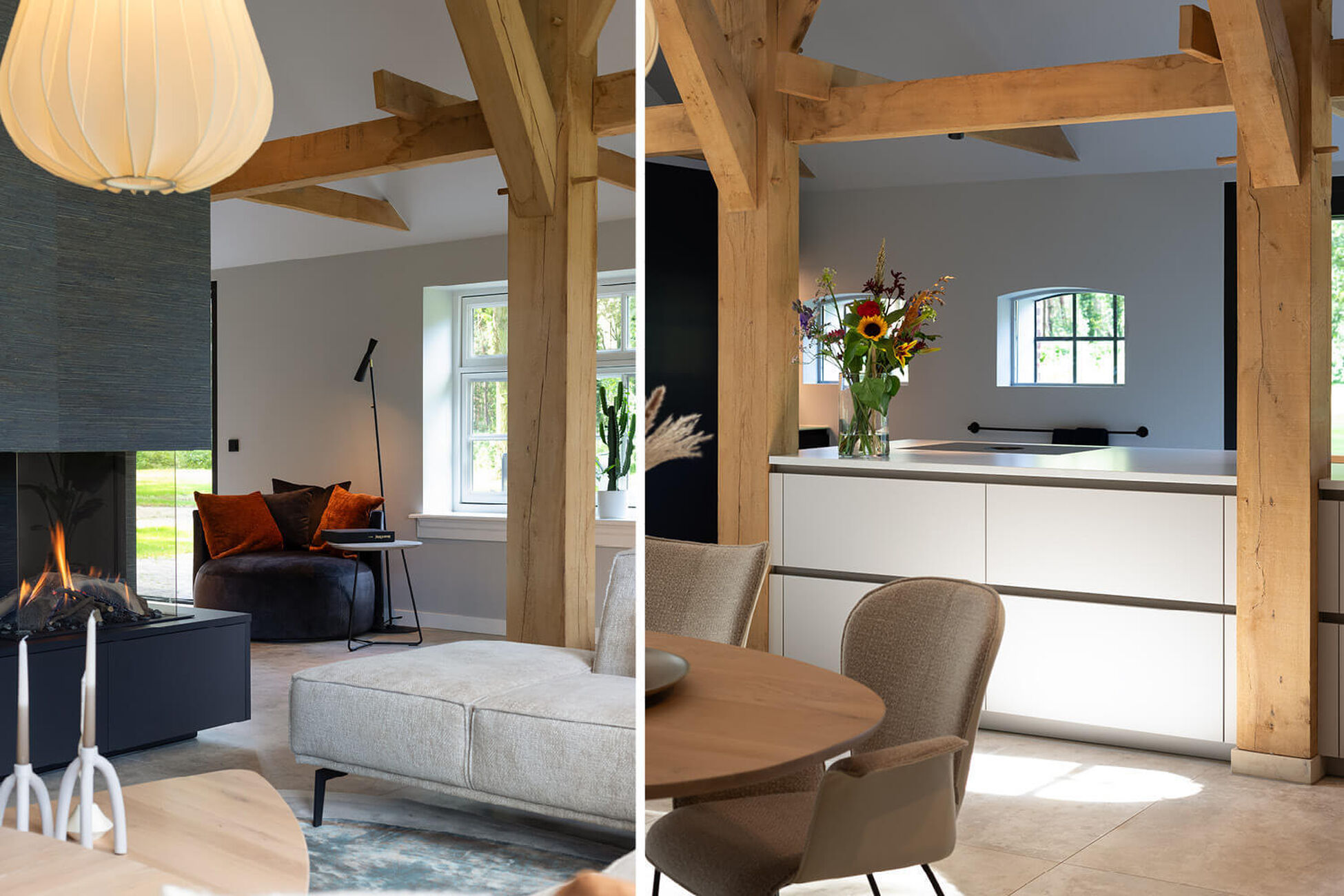Particulier interieurontwerp renovatie twickelboerderij in Oele - Foto 5