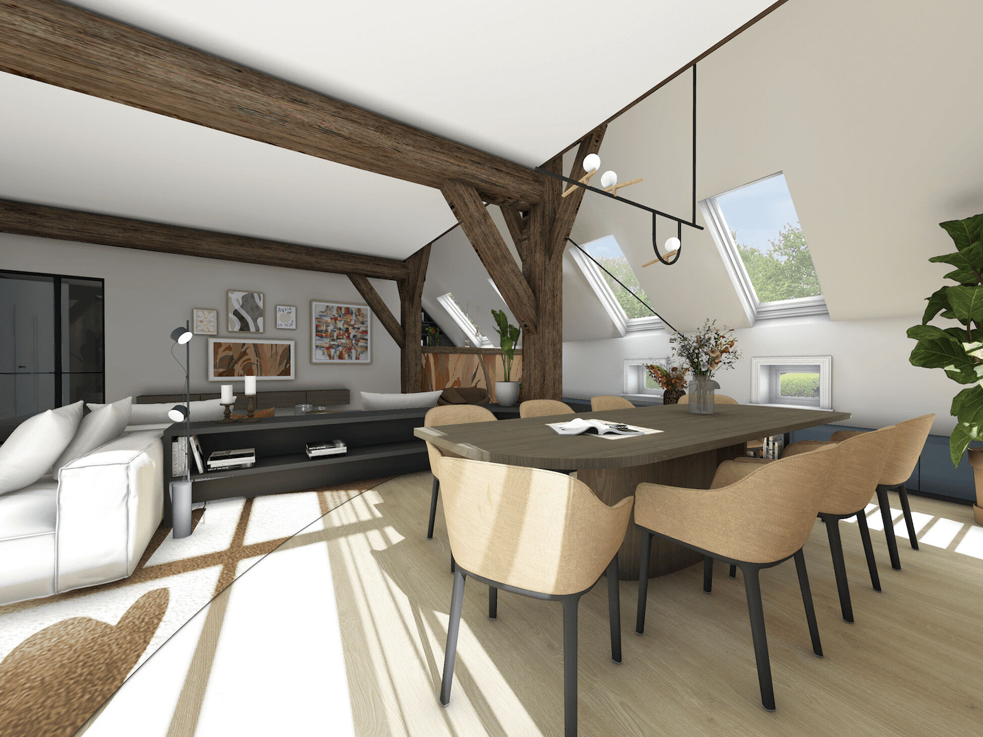 Particulier interieurontwerp upgrade woonboerderij in Olst - Foto 2