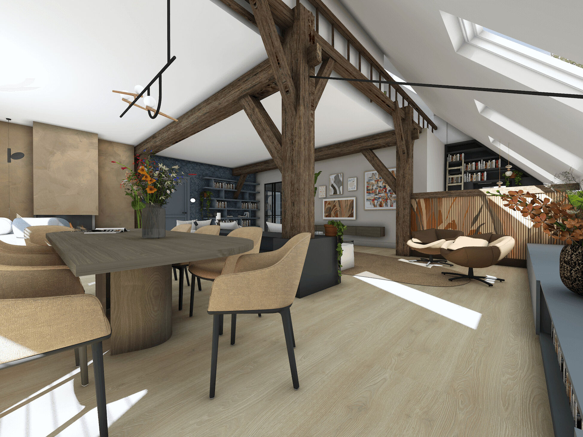 Particulier interieurontwerp upgrade woonboerderij in Olst - Foto 6