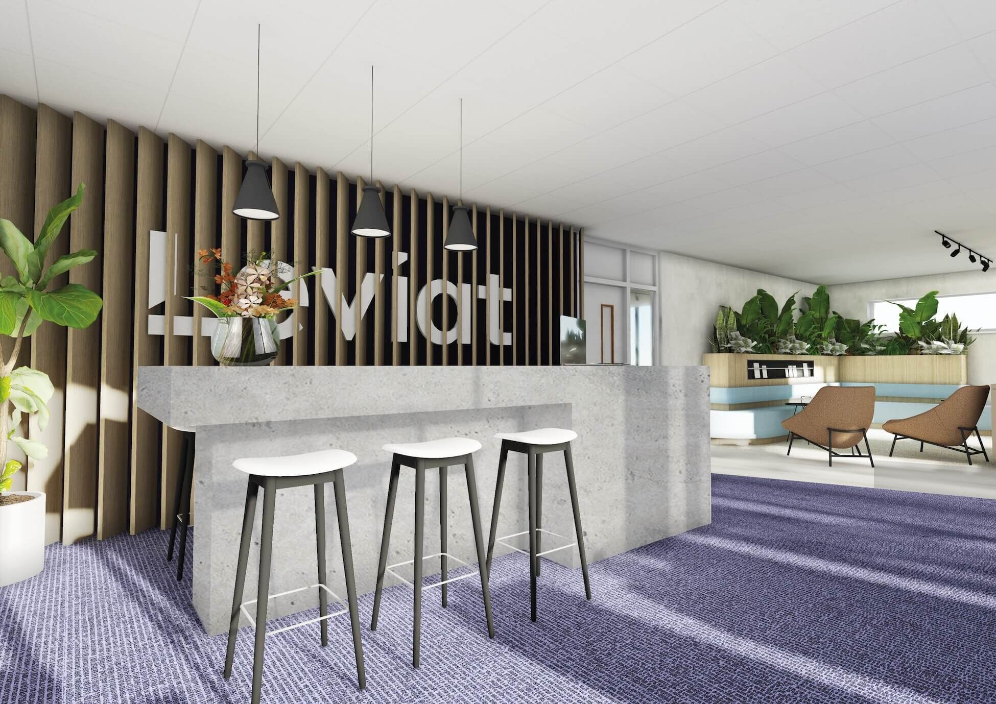 Zakelijk interieurontwerp kantoor leviat in dstrct/74 in Hengelo - Foto 18