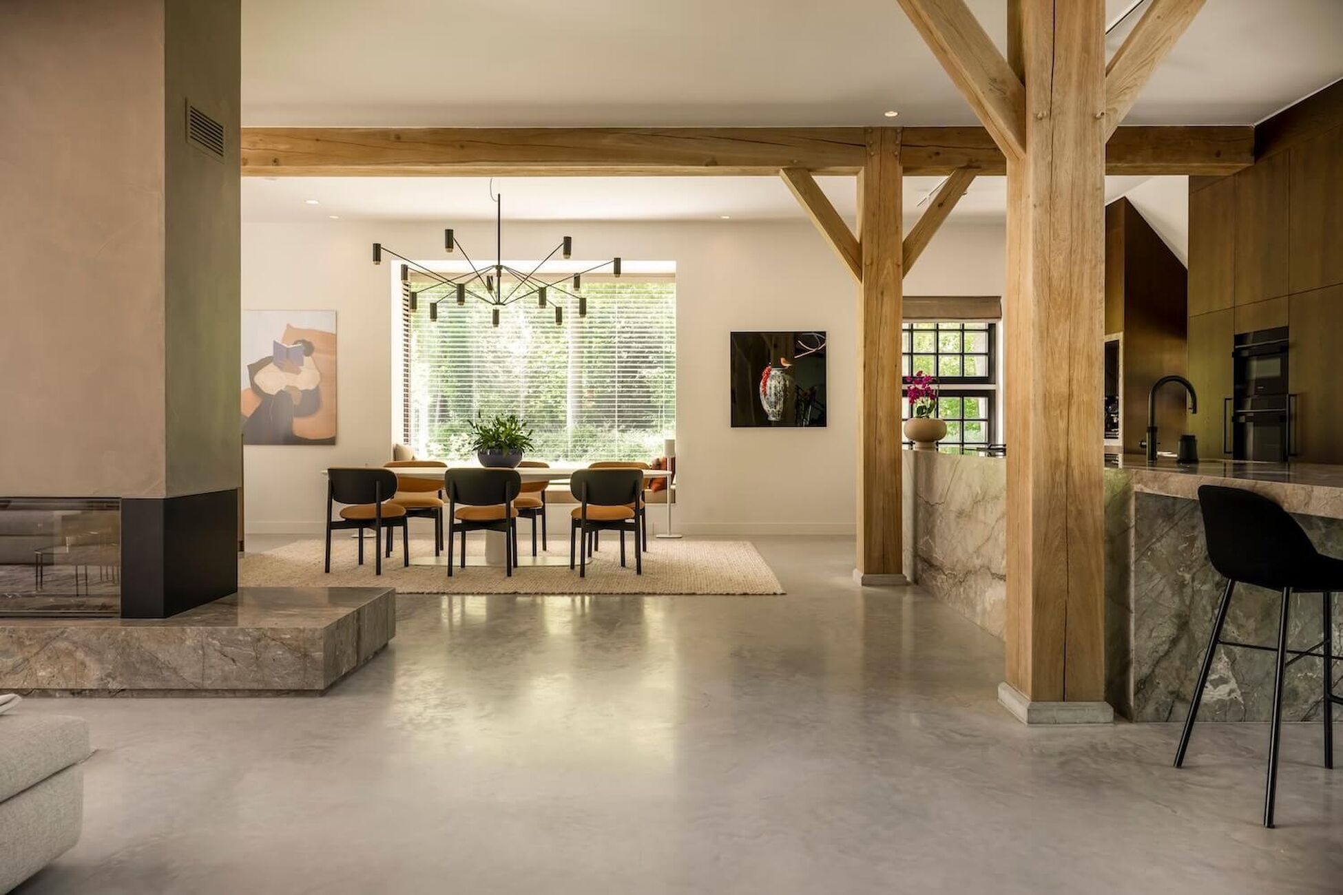 Particulier interieurontwerp woonboerderij landgoed singraven in Denekamp - Foto 2