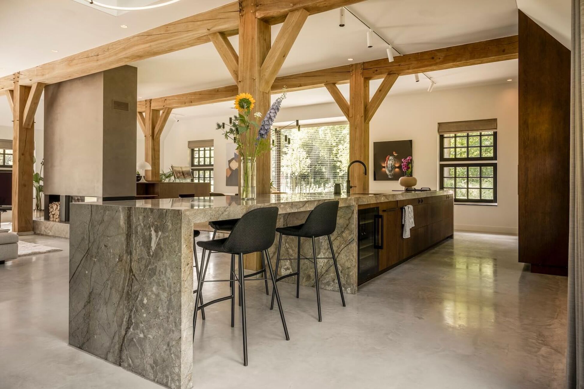 Particulier interieurontwerp woonboerderij landgoed singraven in Denekamp - Foto 3