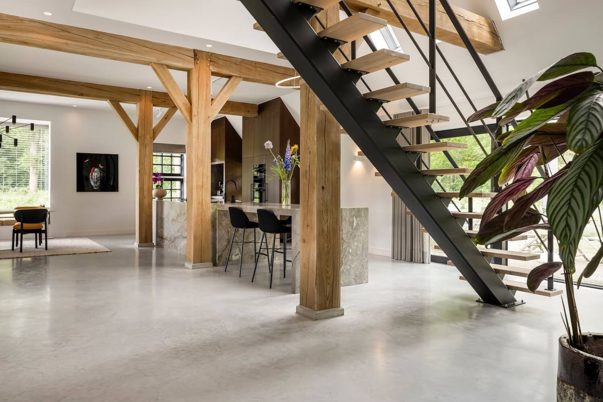 Particulier interieurontwerp woonboerderij landgoed singraven in Denekamp - Foto 1