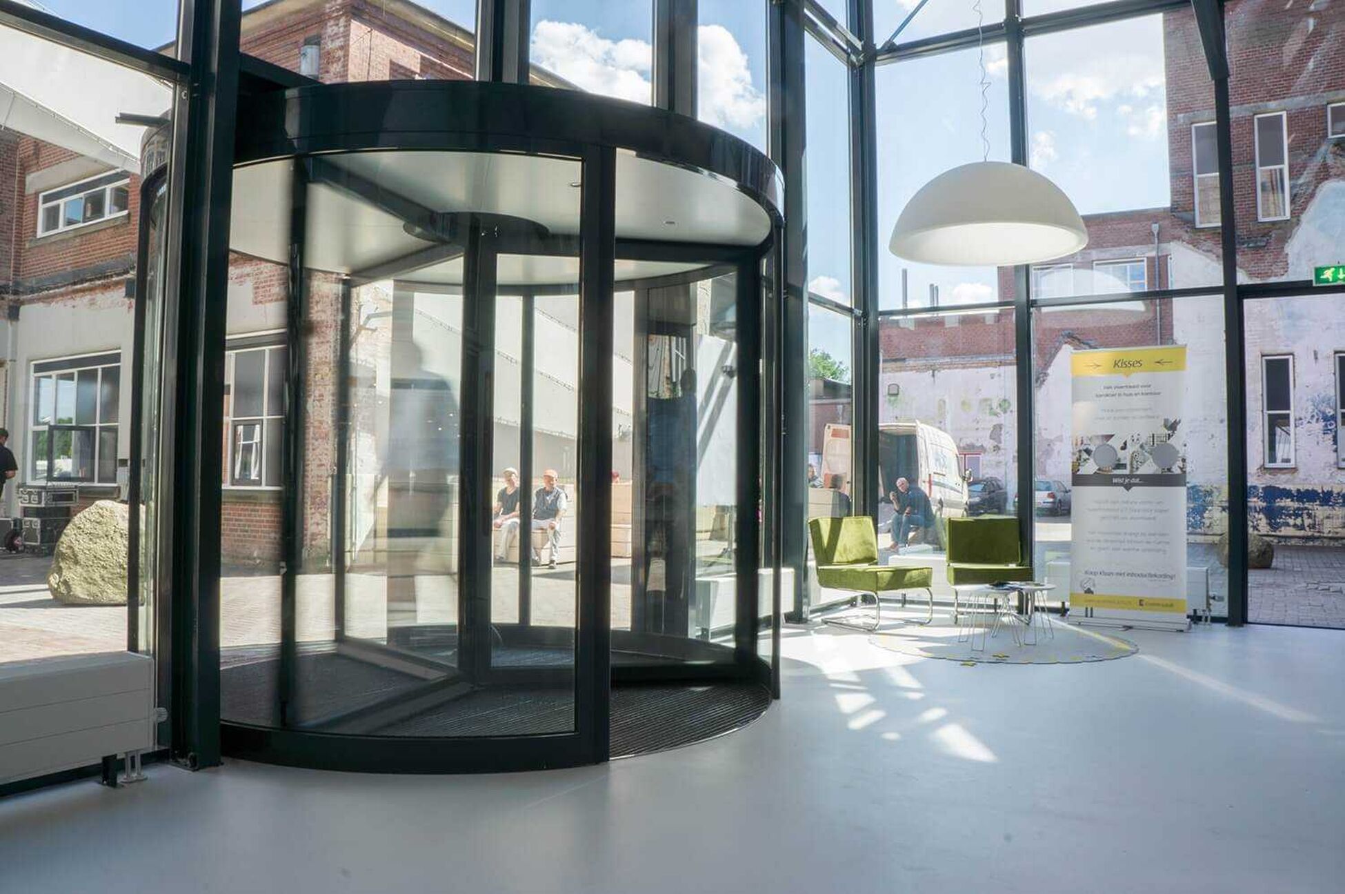 Zakelijk interieurontwerp ontmoetings­ruimte spinnerij in Enschede - Foto 4