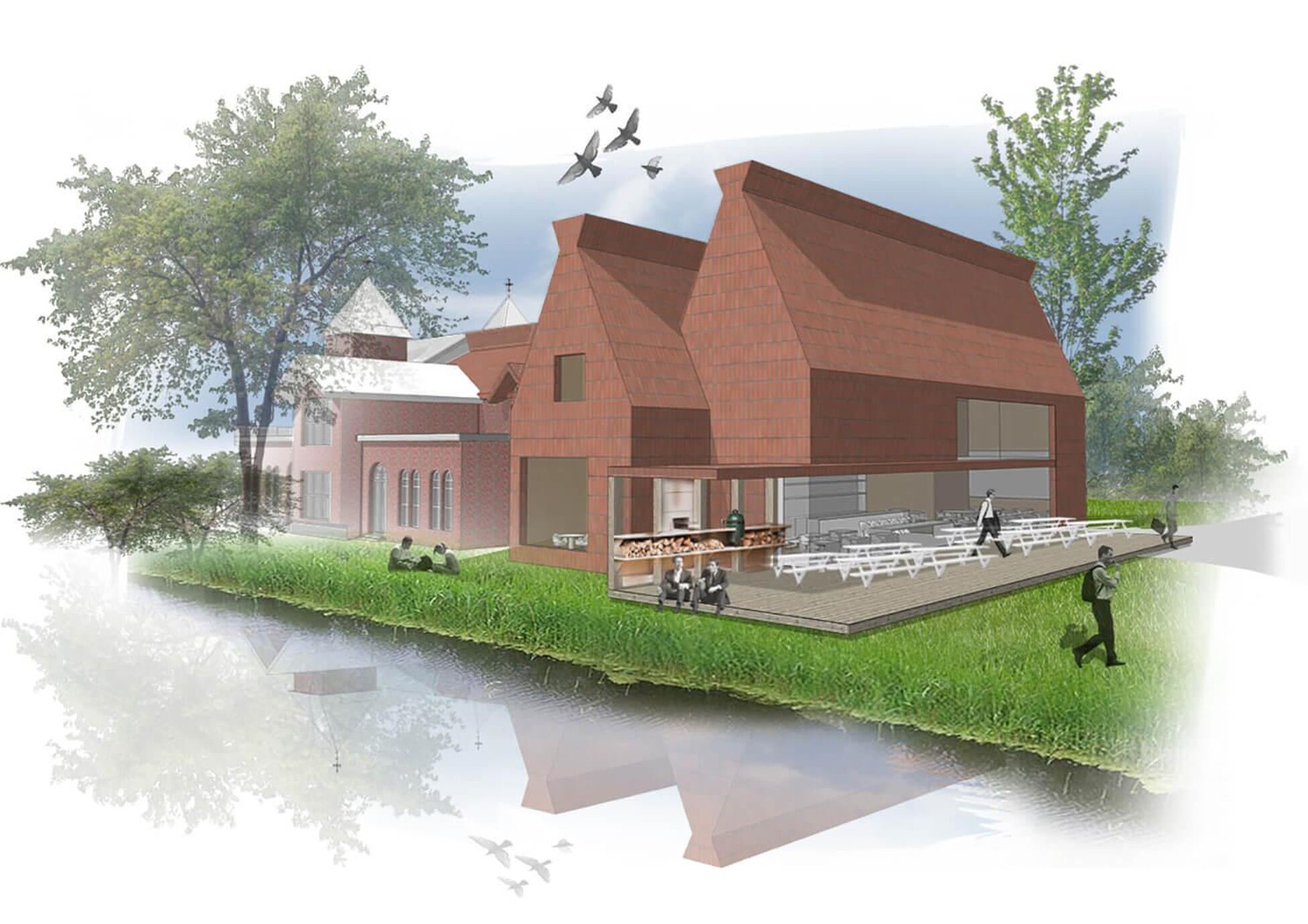 Zakelijk interieurontwerp vereenigings­gebouw in Hengelo - Foto 2