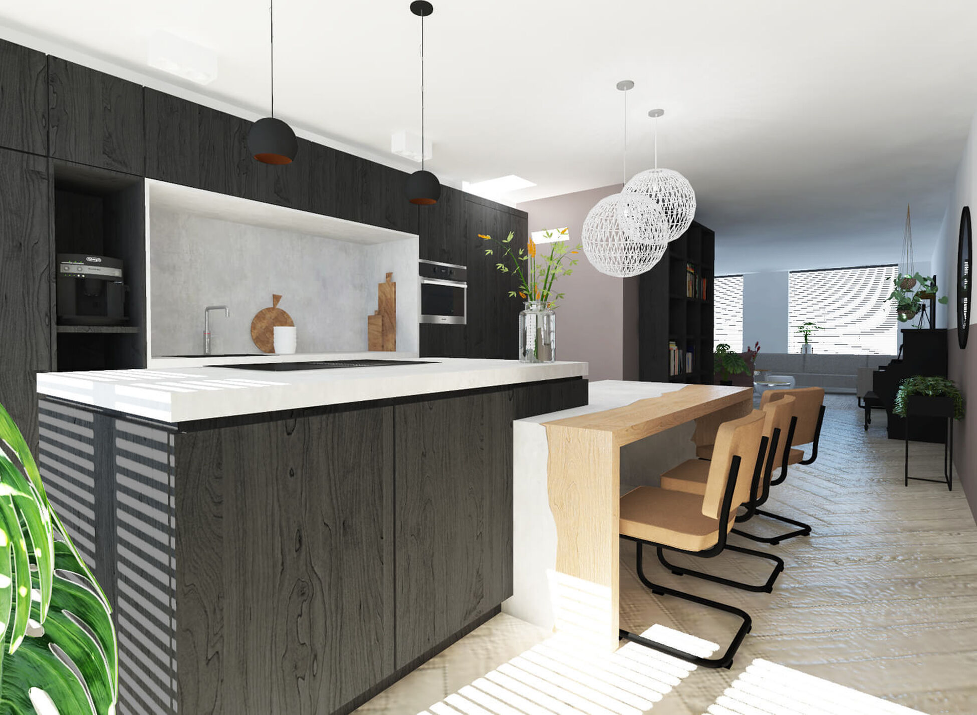 Particulier interieurontwerp maatwerk keuken in Hengelo - Foto 6