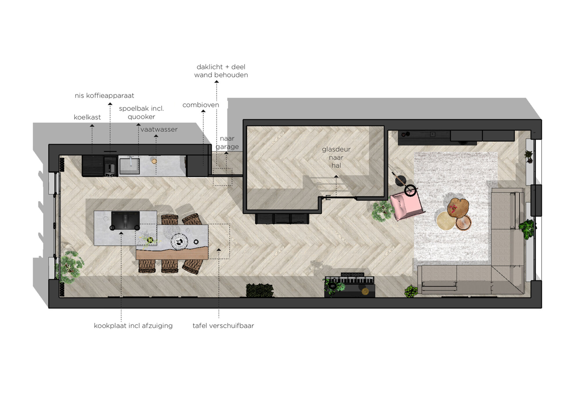 Particulier interieurontwerp maatwerk keuken in Hengelo - Foto 14